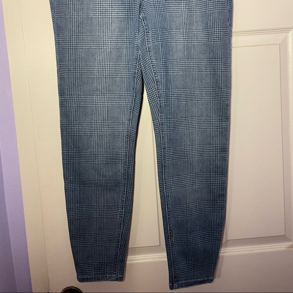 NWOT Versona checkered print denim